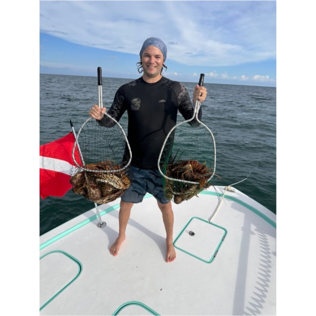 Quite the haul from last year’s lobster season in the Florida Keys!